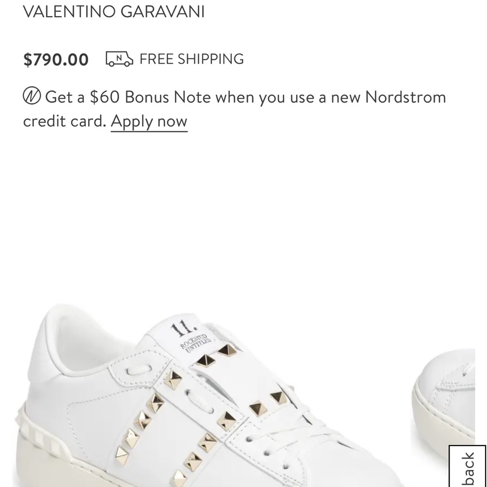 Valentino Garavani
Women's Rockstud Untitled Low Top Sneakers